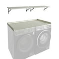 Kaboon Washer Dryer Countertop and Shelves Set, Melamine Countertop