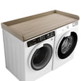 thumbnail image 1 of Kaboon Washer Dryer Countertop with Edge Rails, 28" x 58", Oak, 1 of 6