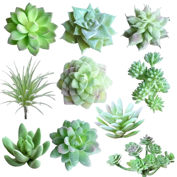 Artificial Succulents, 11 Pcs Faux Plants Decor Versatile Artificial Plants for Crafts Home Garden Party
