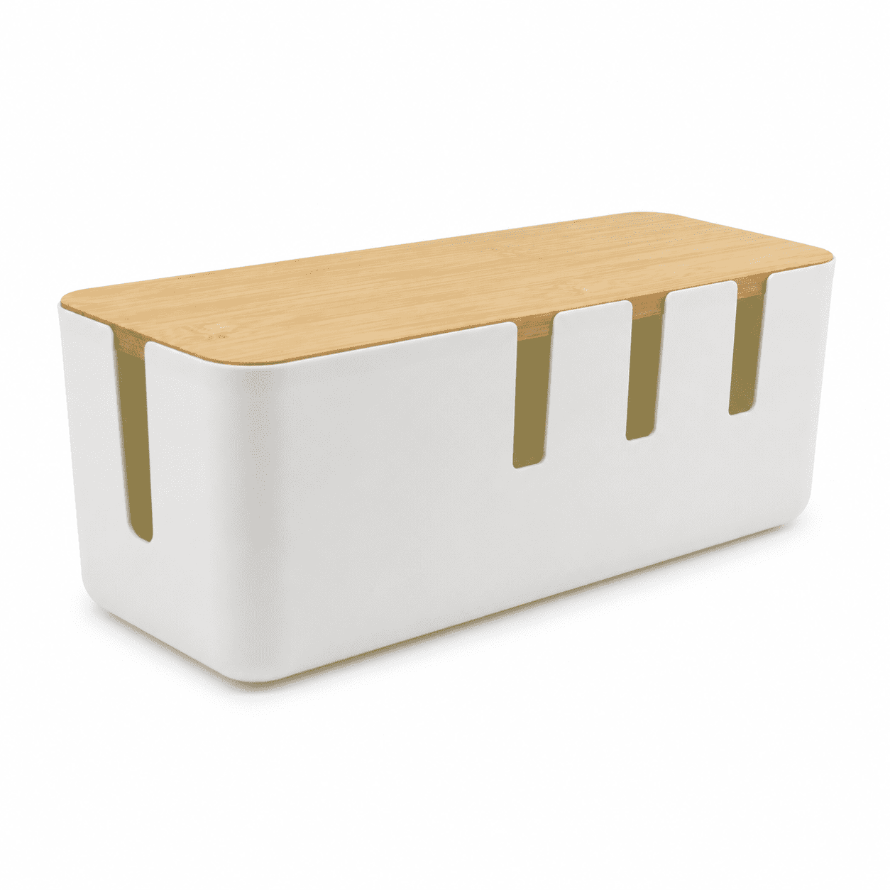 Kabuer Cable Management Box, Organize and Conceal Cords with Style and Ease, 12x4.8x4.5 inches