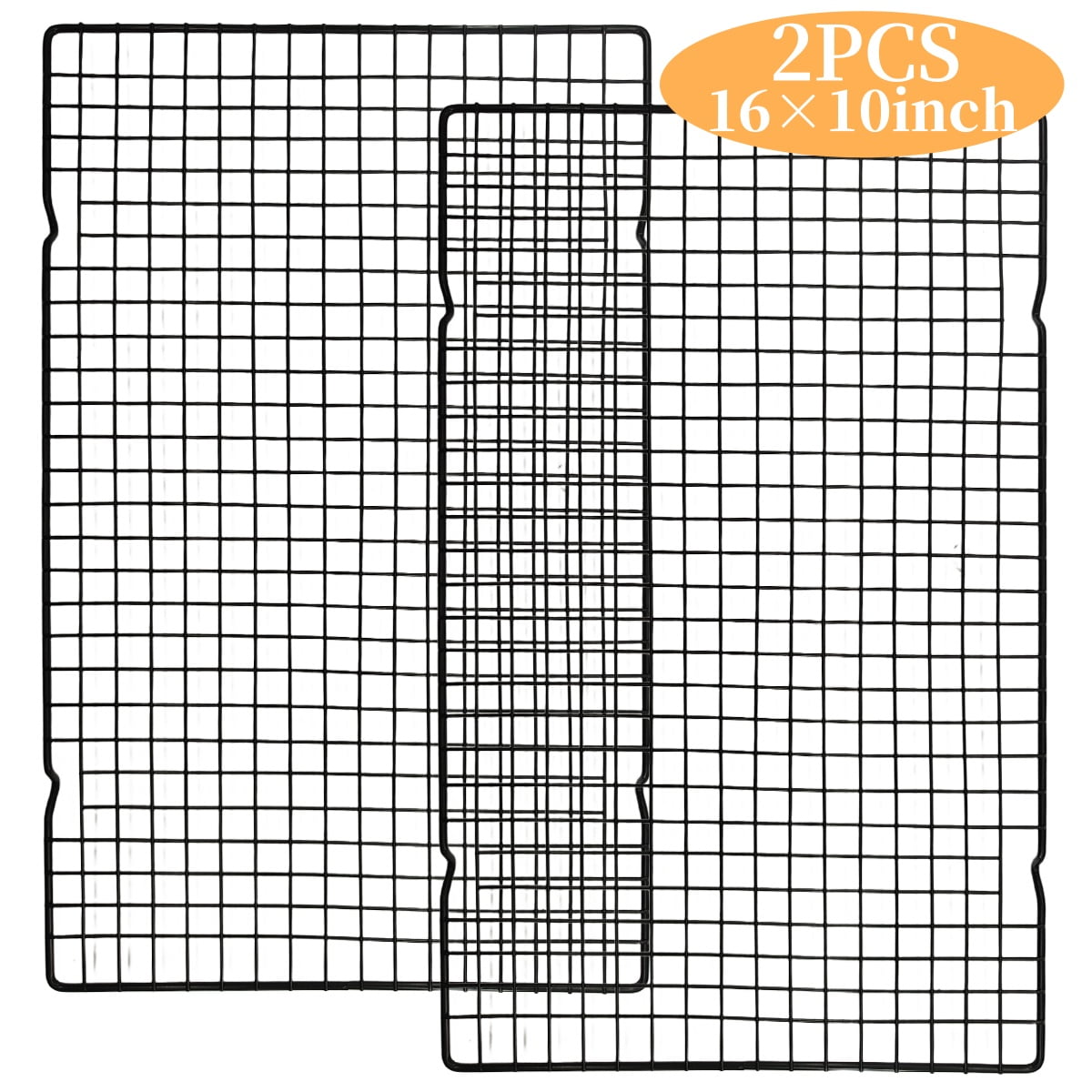 Kabuer Cooling Rack for Baking Oven Rack Safe Ideal for Cookies and Roasting Stainless Steel Set of 2 Walmart