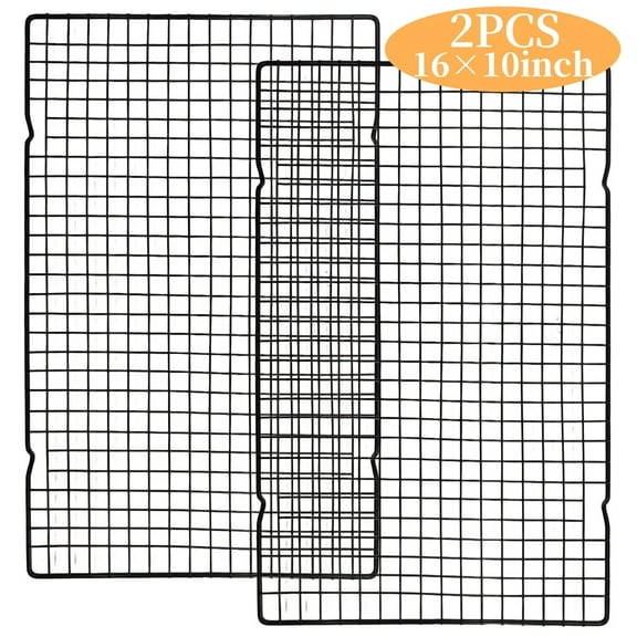 Kabuer Cooling Rack for Baking, Oven Rack Safe for Cookies and Roasting, Stainless Steel, Set of 2