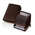 thumbnail image 1 of Kabuer Credit Card Holder, RFID Small Wallet for Women or Men with Zipper, 20 Card Slots, 1 of 7