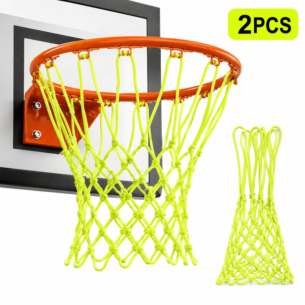 Kabuer Glow Basketball Net Nightlight Luminescent Hoop Net for Standard ...