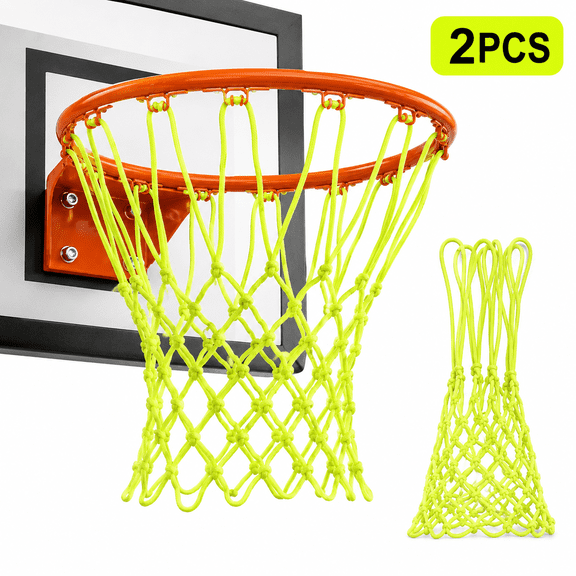Kabuer Glow Basketball Net, Nightlight Basketball Net,Luminous Basketball Hoop Net, Sun Powered