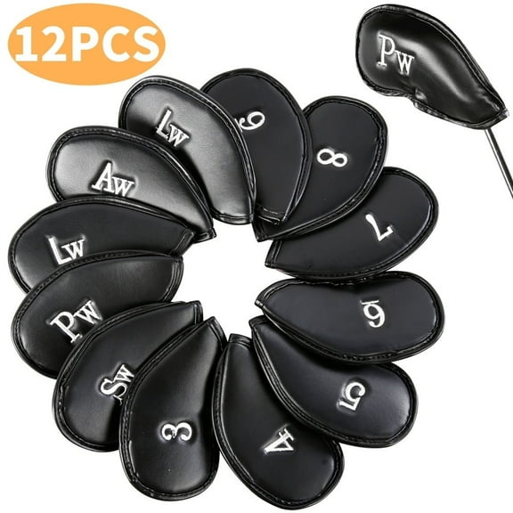 Kabuer Golf Club Head Covers, Fits All Major Brands, Choose from 12pcs or Single Cover Options