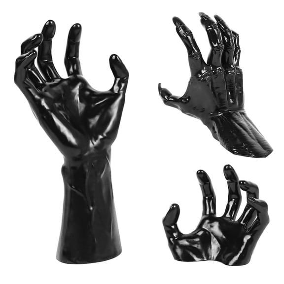 Kabuer Holloween Decoration, Wall-Mounted Creepy Reaching Hands for Bedroom Decor, Black