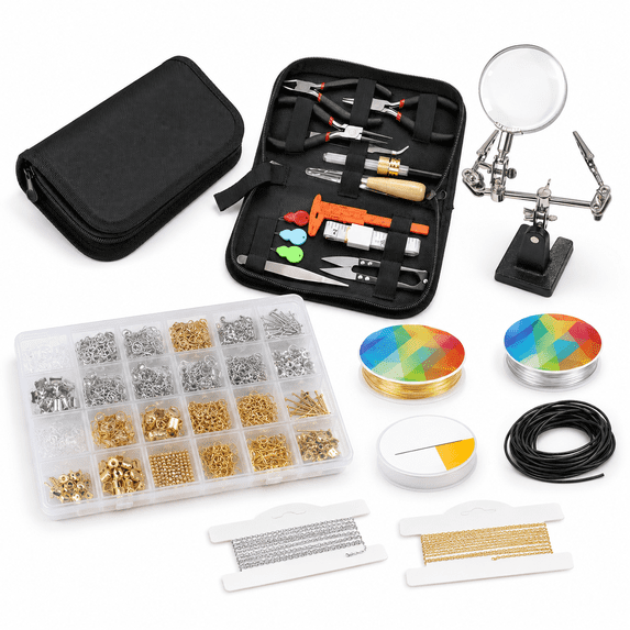 Kabuer, Jewelry Making Kit for Adults, 1830 pcs, All-Inclusive ...