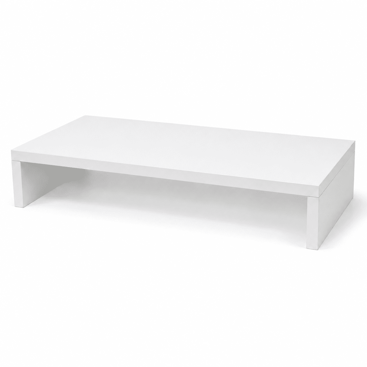 Kabuer Monitor Stand Riser, Desk Shelf with Storage Drawer for Desktops and Laptops, Computer, White