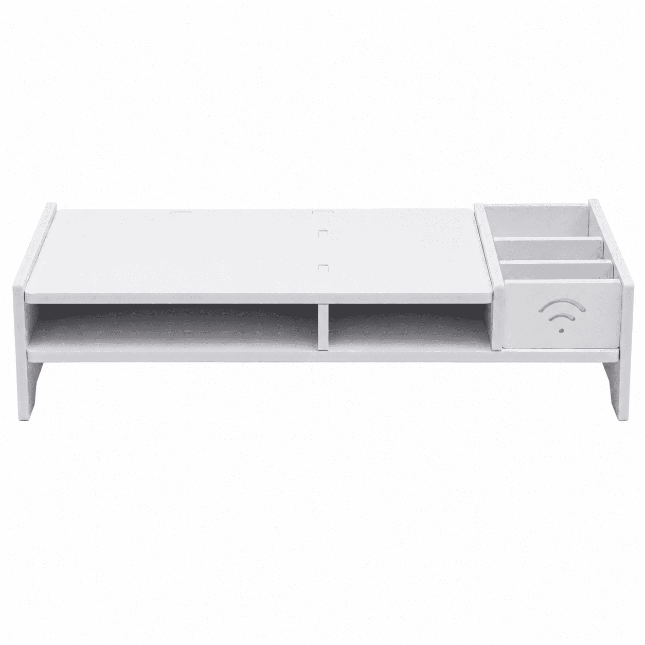 Kabuer Monitor Stand for Computer, Laptops, Desk Shelf Organizer for Office, Dormitory, Home Wooden