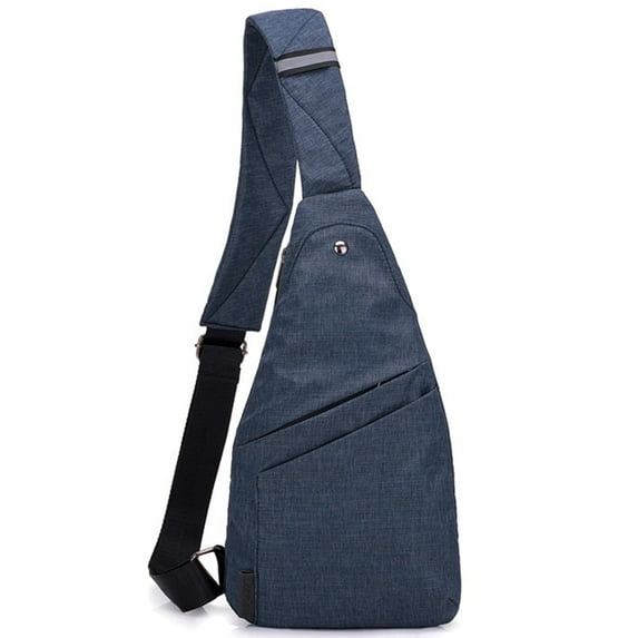 Kabuer Sling Bag Pocket Bag for Men and Women, Crossbody Purse with Lightweight, Blue