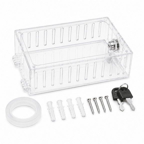 Kabuer Thermostat Lock Box with Key, Thermostat Cover for Wall with Lock, Keep Thermostat Secure