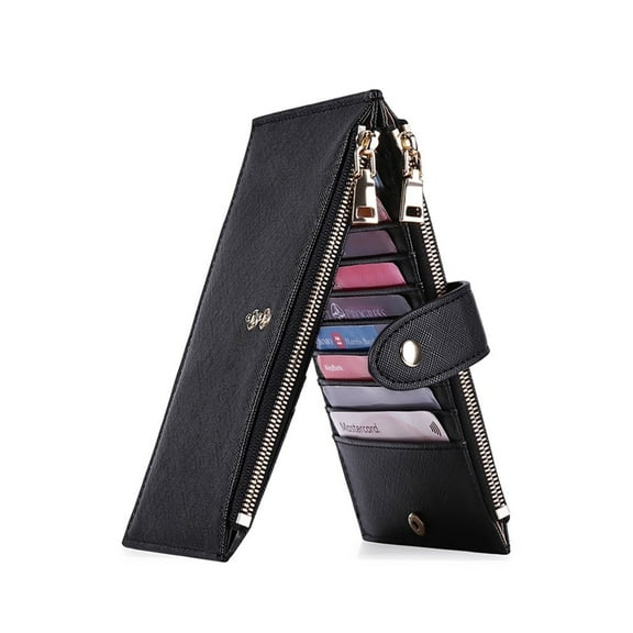 Kabuer Wallets for Women - Stylish RFID Blocking Securely Carry Cards and Cash, Black