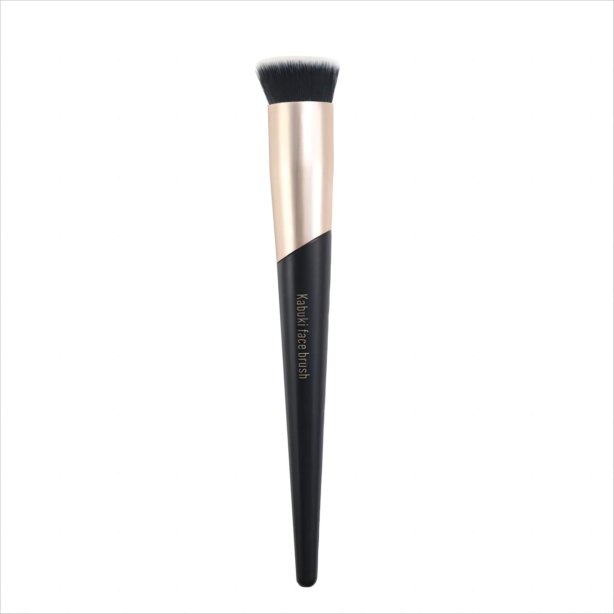Kabuki Face Brush Black, Single Packed,Flat Top Kabuki Foundation Brush