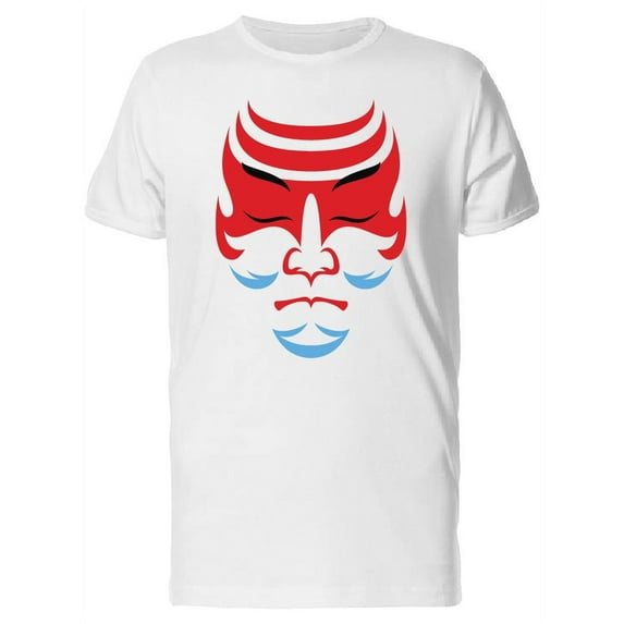 Kabuki Japanese Mask T-Shirt Men -Image by Shutterstock, Male Small
