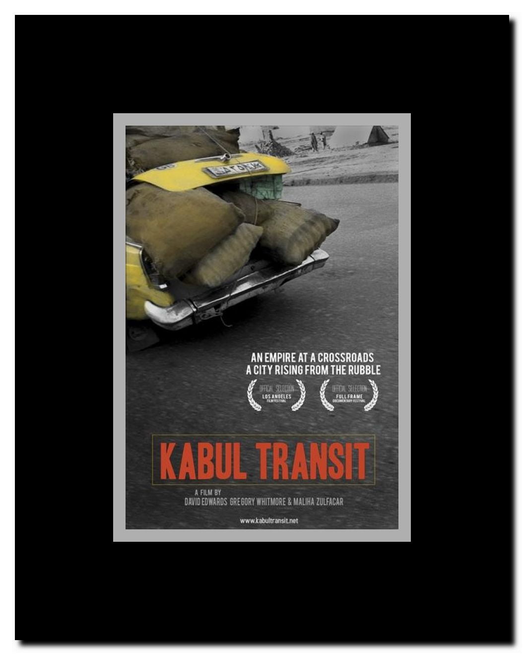 Kabul Transit Framed Movie Poster