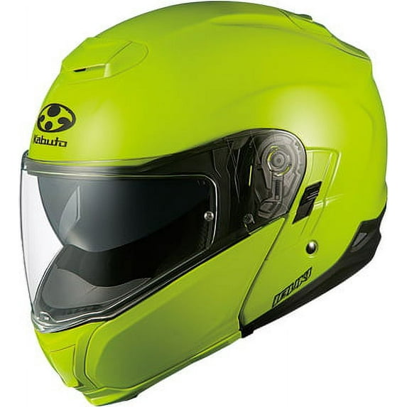 Kabuto Ibuki Solid Modular Helmet Flash Yellow 2X 7875507