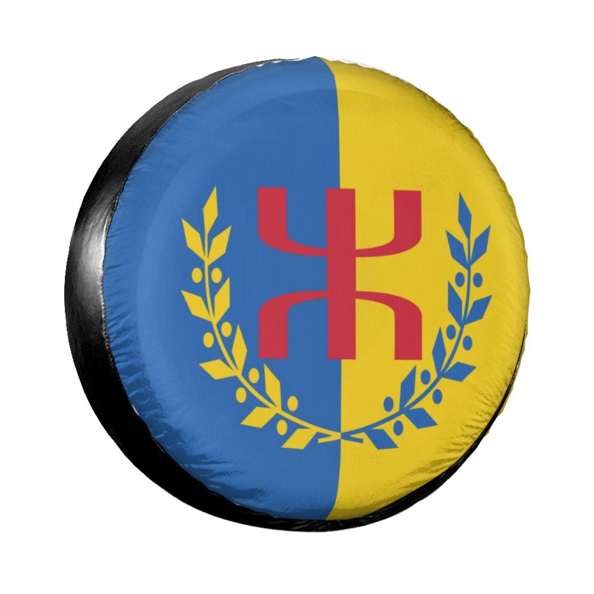 Kabyle Amazigh Flag Spare Wheel Tire Cover Case Bag Pouch for Hummer