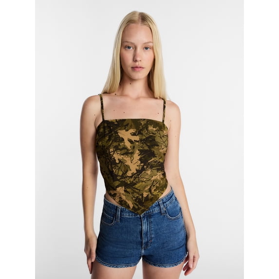 Kacey Lee Women's Bandana Top, Size XS-XXL