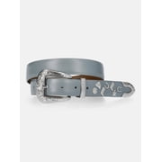 Women's Leather Belt with Charms