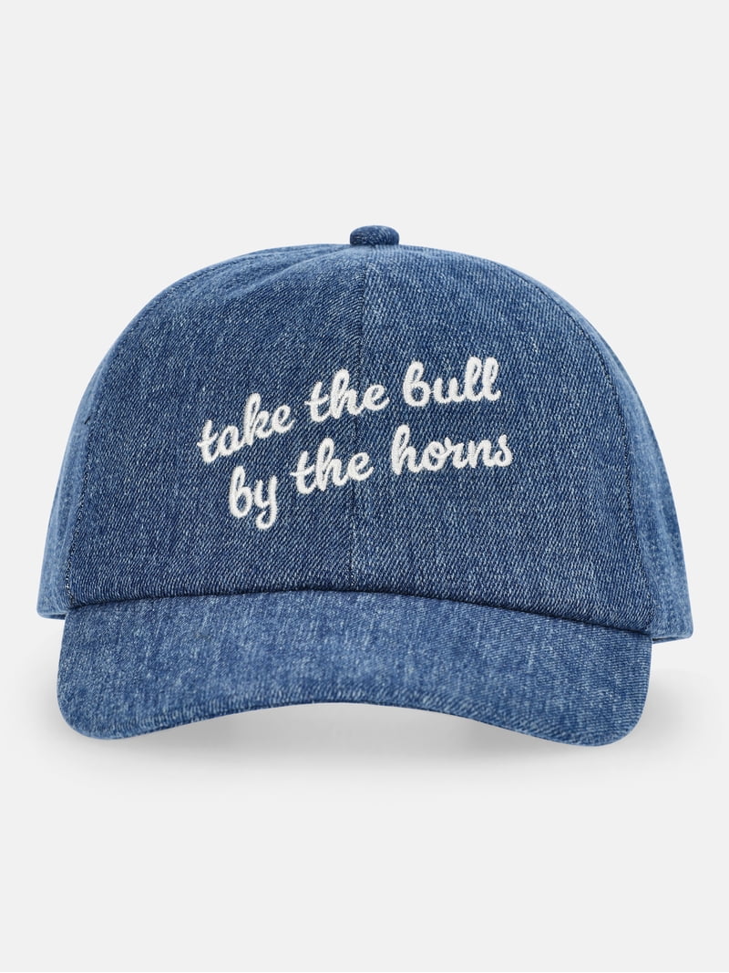 Kacey Lee Women's Dad Hat, Denim - Walmart.com