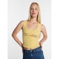 thumbnail image 1 of Kacey Lee Women's Middle of Nowhere Club Graphic Cutaway Tank Top, Sizes XS-XXL, 1 of 6