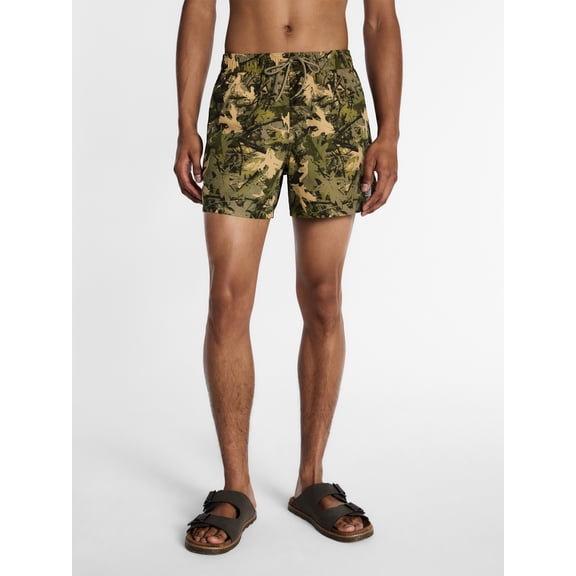 Kacey Lee Men's Swim Shorts, 5" Inseam, Sizes S-2XL