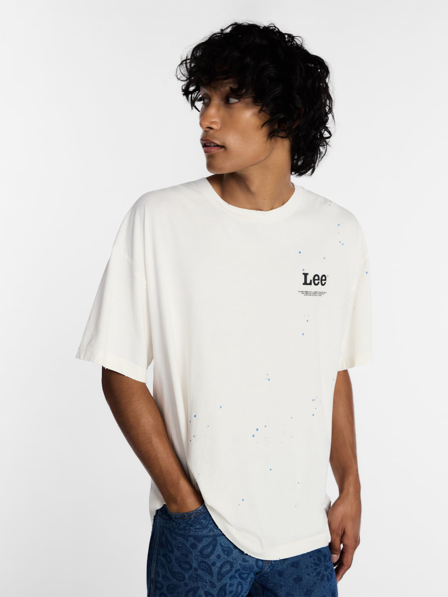 Kacey Lee Men's and Big Men's Graphic Boxy Tee, Sizes S-2XL