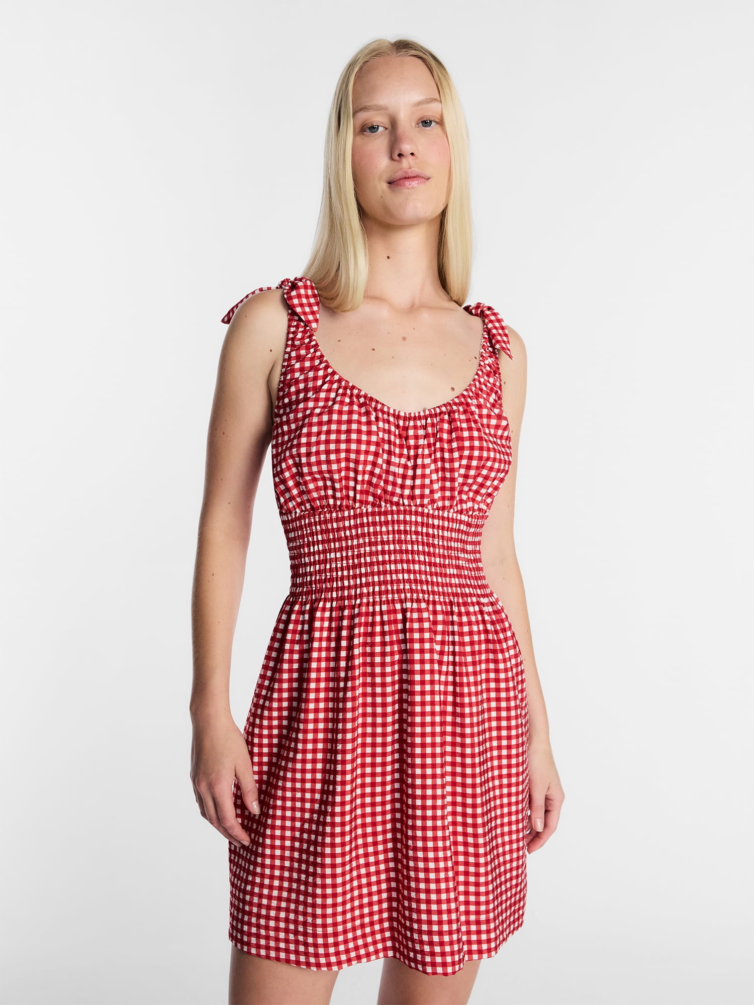 Kacey Lee Women's Smocked Mini Dress, Sizes XS-XXL - Walmart.com