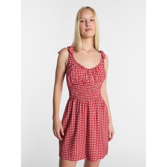 Kacey Lee Women's Smocked Mini Dress, Sizes XS-XXL