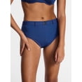 thumbnail image 1 of Kacey Lee Women's and Women's Plus High Waisted Boyshort Bikini Bottoms with Pockets, Sizes XS-3X, 1 of 5