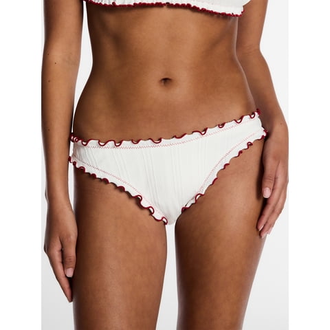 Women's and Women's Plus Lettuce Edge Bikini Bottoms, Sizes XS-3X