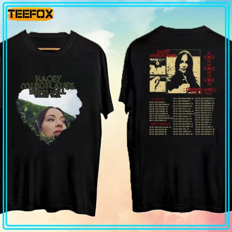 Kacey Musgraves Deeper Well 2024 Tour Concert TShirt