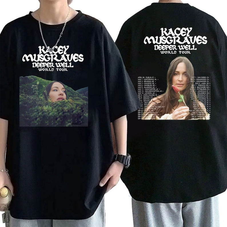 Kacey Musgraves Deeper Well World 2024 Tour Shirt, Kacey Musgraves 2024