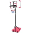 thumbnail image 1 of Kacho Portable Basketball Hoop Height Adjusted 5.6FT to 7FT, Basketball Goal System for Adults Kids Backyard/Driveway/Indoor with Stable Base and Wheels, 28 Inch Shatterproof Backboard, 1 of 8