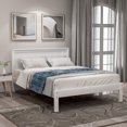 thumbnail image 1 of Kacho Twin Bed Frame, Platform Bed Frame with Headboard, Heavy Duty Wood Bed Frame for Adults, Strong Wood Slat Support, No Box Spring Needed, Easy Assembly, Noise-Free, Strong Weight Capacity, 1 of 6