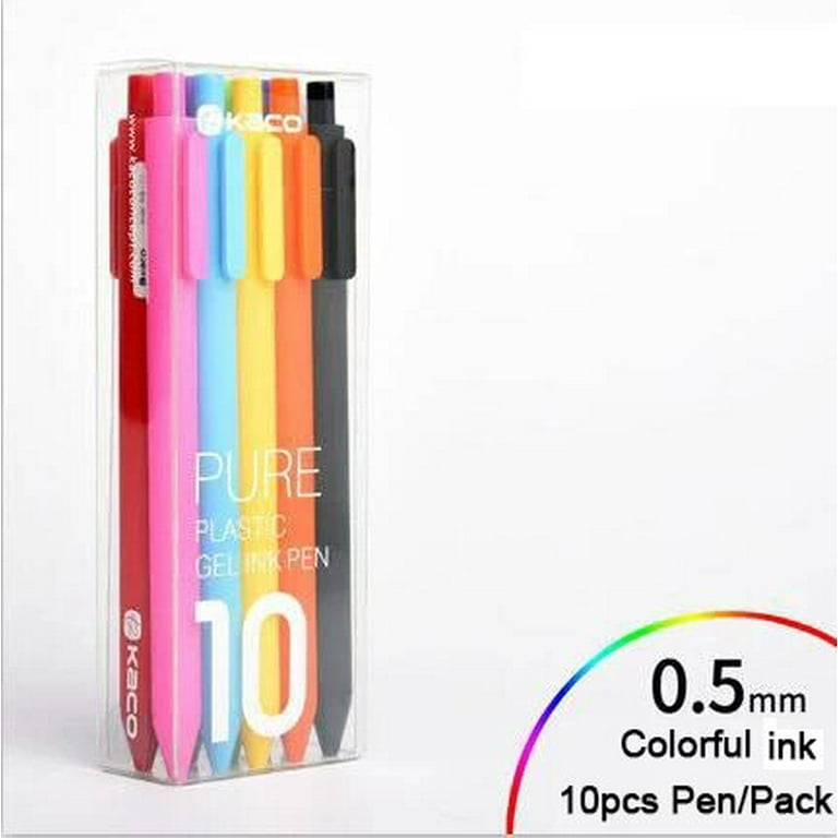 Kaco★ Amazon.com: Kaco Retractable Refillable Gel Ink Pens 0.5mm