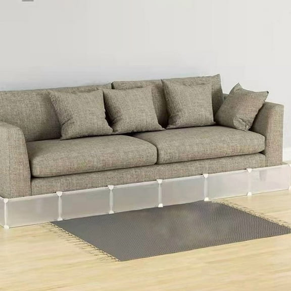 Kadahis Under Bed Blocker Bumper for Under Furniture, Toy Blocker Stop Toy Going Under Couch, Easy to Install Under Sofa Barrier Pet Blocker for Pets Kids