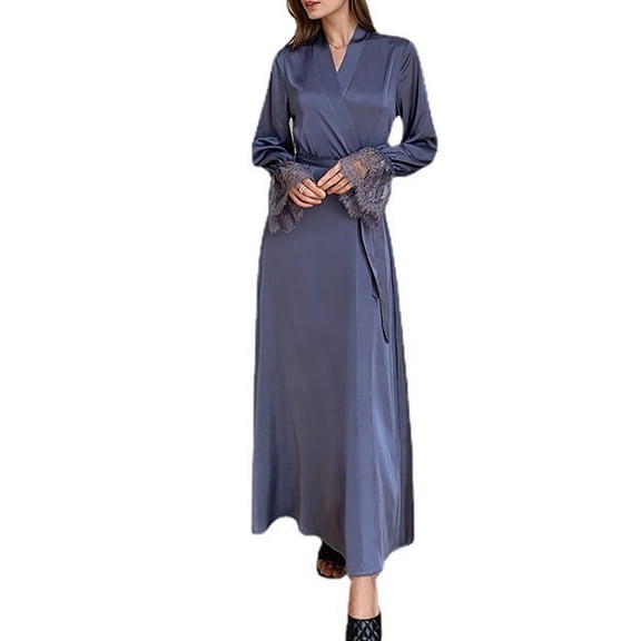 Kadahis Lingerie For Women Nightwear Underwear Satin Hem Sling Long Nightgowns For Women