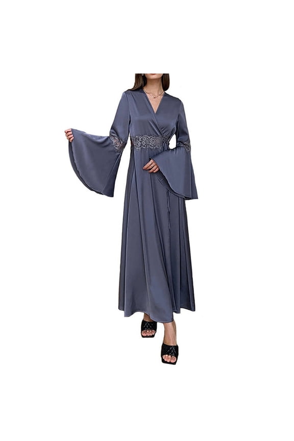 Lingerie For Women Nightwear Underwear Satin Hem Sling Long Nightgowns For Women