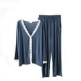 thumbnail image 1 of Kadahis Women's Pajama Pajama Shirt & Pant Set Women's Plus and Regular Sizes, 1 of 8