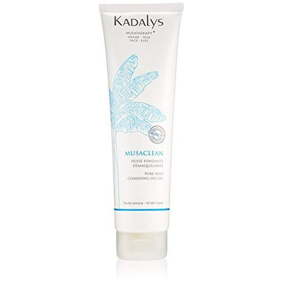Kadalys Musaclean Pure Melt Cleansing Oil Gel - Organic - Yellow Banana, 5.07 Fl Ounce