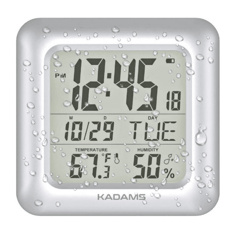 Cheap Bathroom Digital Clock Waterproof Temperature & Humidity
