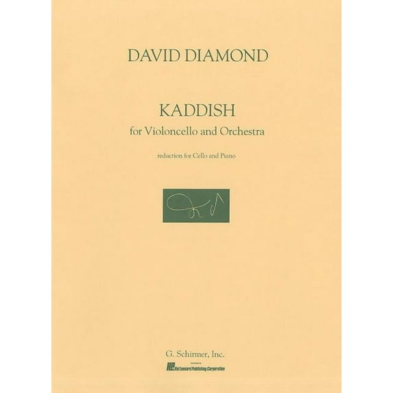 Kaddish : Score and Parts (Paperback)