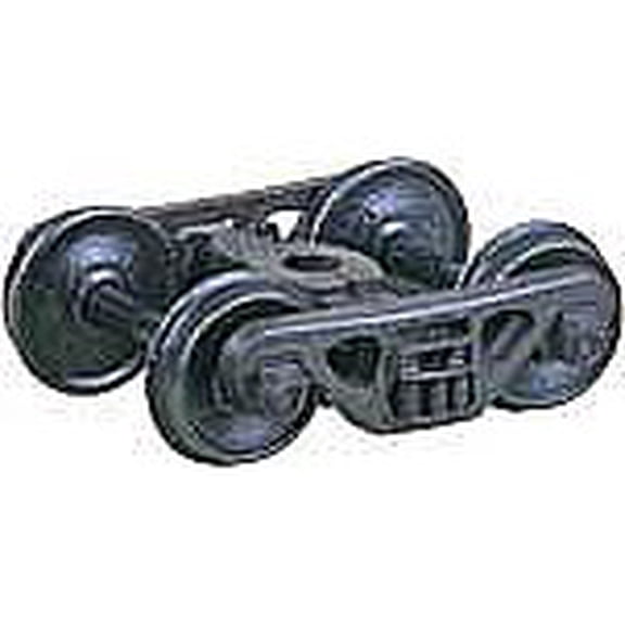 Kadee 1569 HO Scale A.S.F.(R) 100-Ton Roller Bearing Self-Centering HGC Trucks -- Code 88 (.088") 36" Smooth-Back RP-25 Wheels 1 Pair