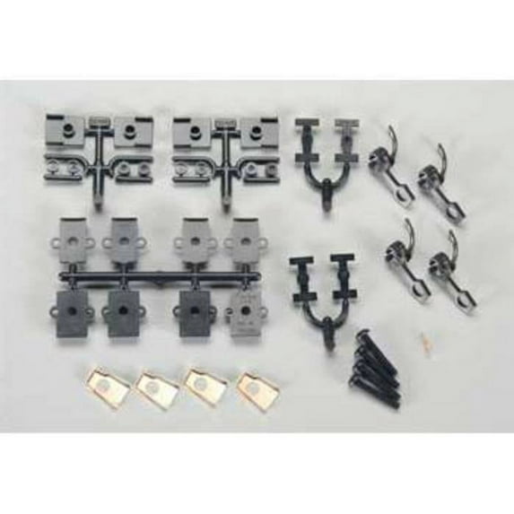 Kadee 22 HO Scale #22 Plastic-Shank Coupler - Kit - Magne-Matic(R) -- Medium 9/32" Overset w/#213 & #232 Draft Gear Box & Talgo Truck Adaptors 2