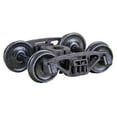 thumbnail image 1 of Kadee 566 HO Scale Barber(R) S-2-B 70-Ton Friction Bearing Self-Centering HGC Trucks -- Code 110 (.110") 33" Smooth-Back RP-25 Wheels 1 Pair, 1 of 1