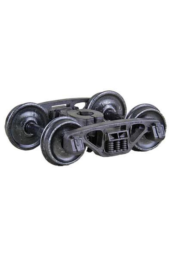 566 HO Scale Barber(R) S-2-B 70-Ton Friction Bearing Self-Centering HGC Trucks -- Code 110 (.110") 33" Smooth-Back RP-25 Wheels 1 Pair