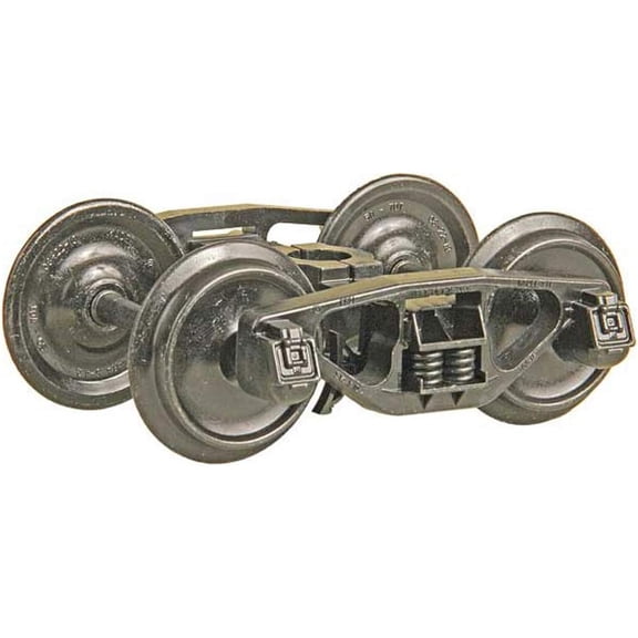Kadee 971 G Scale A.S.F.(R) Bettendorf 50-Ton Fully Sprung Metal Trucks -- 33 Smooth Back All Metal Non-Magnetic Wheels"