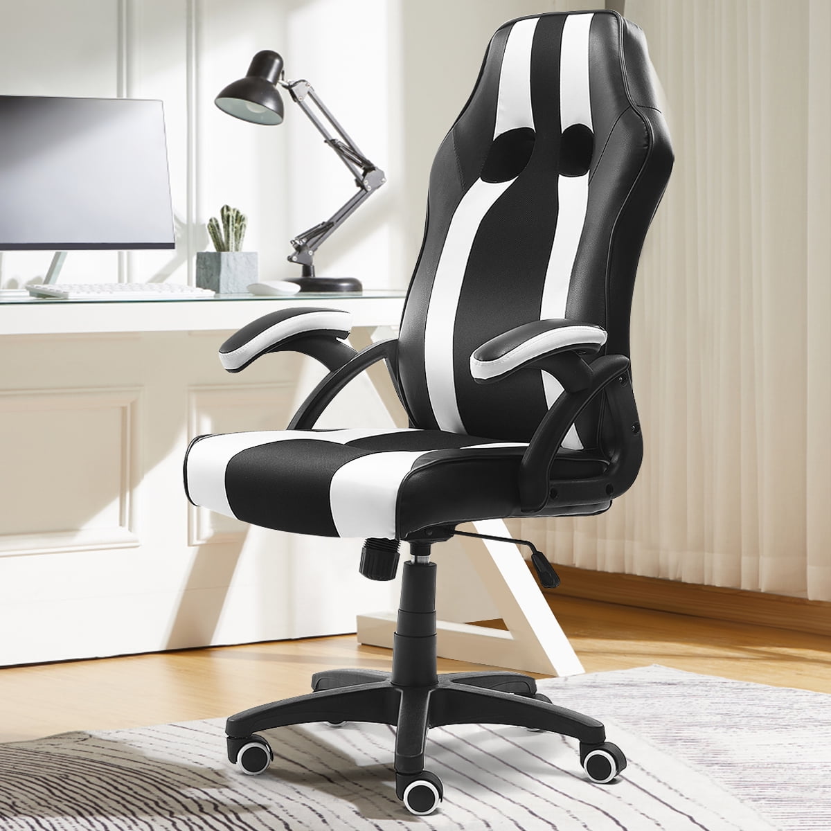 PU Leather Racing Style Gaming Chair Executive High Back Office